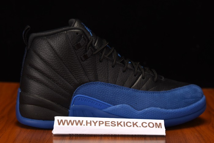 AIR JORDAN 12 BLACK GAME ROYAL 130690-014