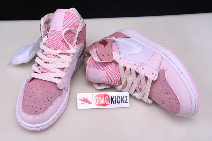 air jordan 1 mid air “digital pink” cw5379-600